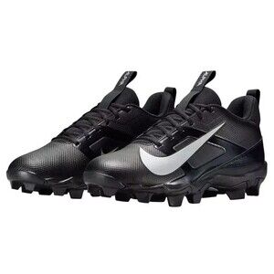 Nike Alpha Menace 4 Shark Football Cleats Men's 12 Wide FQ3875-002 Black Silver